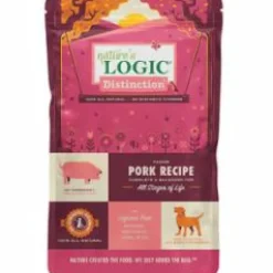 Nature's Logic Distinction Fresh Meat Pork Dry Dog Food - 12 lb Bag