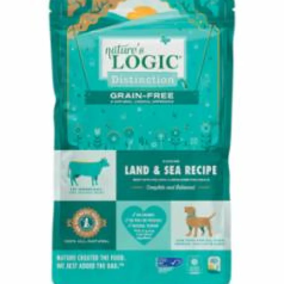 Nature's Logic Distinction Fresh Meat Distinction Grain-Free Land & Sea Dry Dog Food - 4.4lb