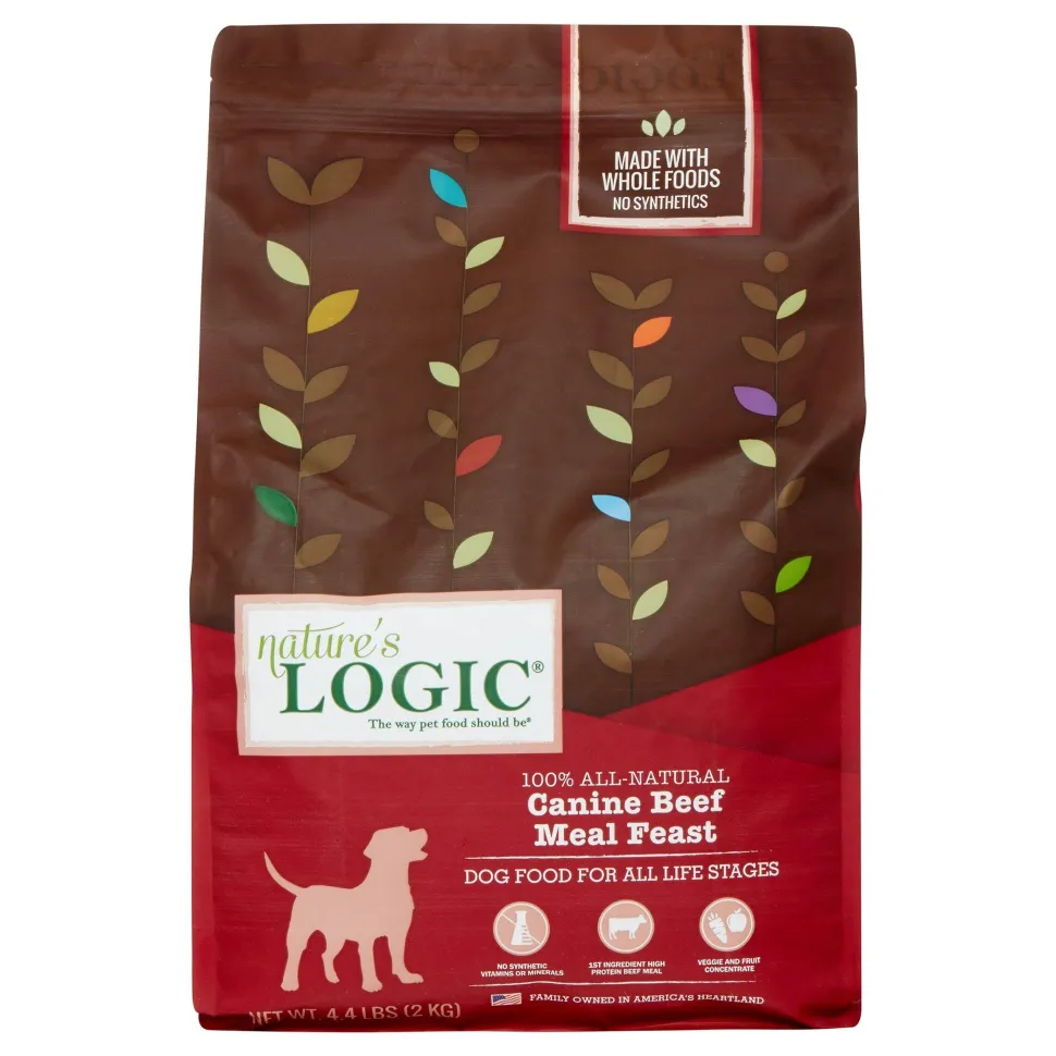 Nature's Logic Original Beef Dry Dog Food - 4.4 lb Bag