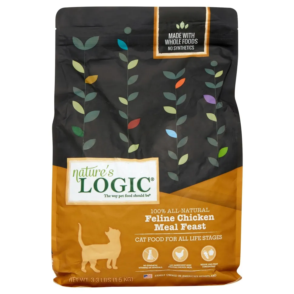 Nature's Logic Original Chicken Dry Cat Food - 3.3 lb Bag