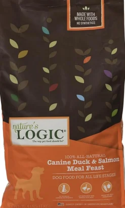 Nature's Logic Original Duck & Salmon Dry Dog Food - 25 lb Bag