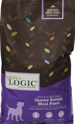 Nature's Logic Original Rabbit Dry Dog Food - 25 lb Bag