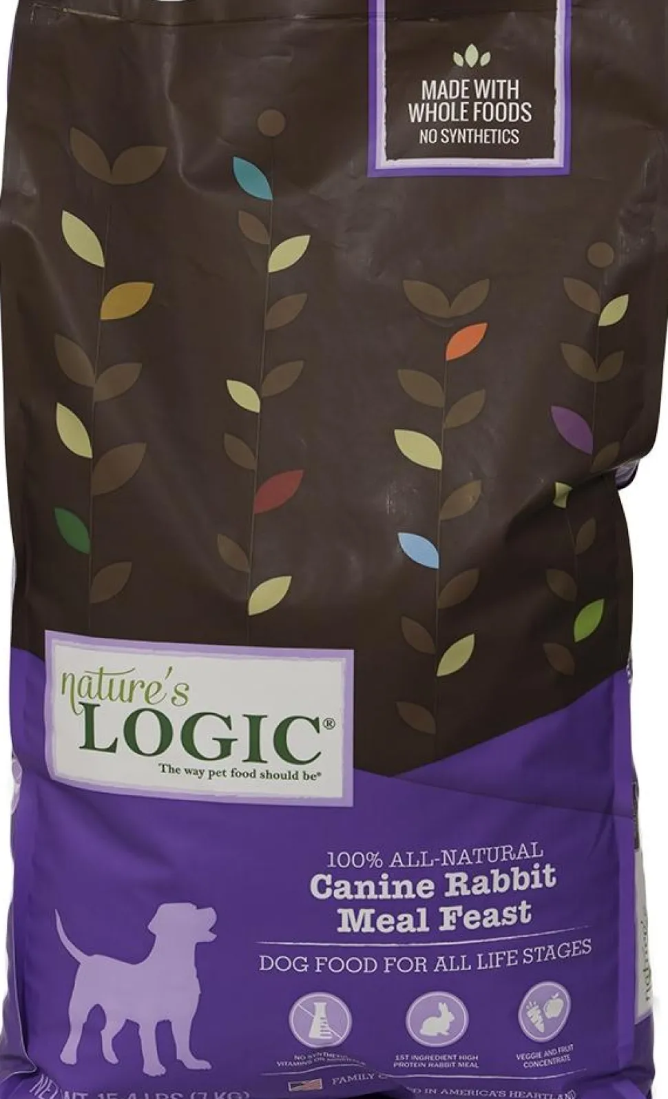 Nature's Logic Original Rabbit Dry Dog Food - 25 lb Bag