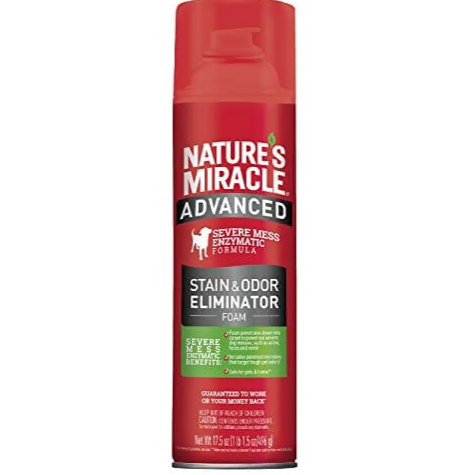 Nature's Mircale Advanced Stain & Odor Eliminator Foam for Pets - 17.5 Oz