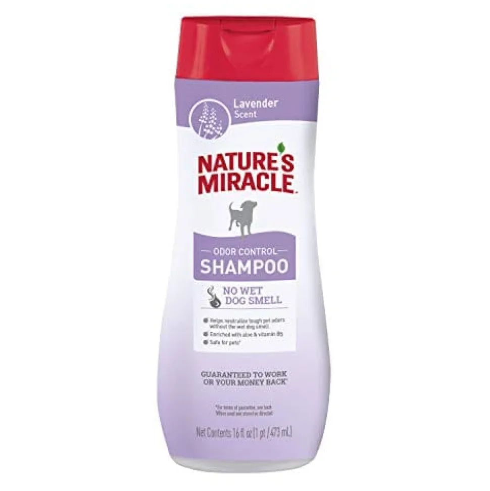 Nature's Mircale Odor Control Dog Shampoo - Lavender - 16 Oz