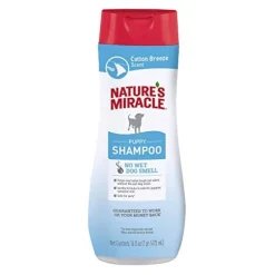 Nature's Mircale Odor Control Puppy Dog Shampoo - Cotton Breeze - 16 Oz