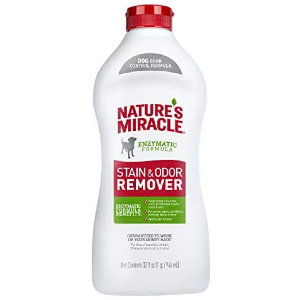 Nature's Mircale Pour Stain & Odor Remover for Dog - 32 Oz
