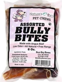 Nature's Own USA Bully Bites Natural Dog Chews - Beef - 8 Oz