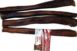 Nature's Own USA Odor-Free Bully Sticks and Natural Chews - Beef - 12 In - Monster - 12 Pack