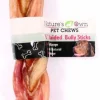 Nature's Own USA Odor-Free Braided Bully Sticks and Natural Chews - Beef - 6 In - 24 Pack