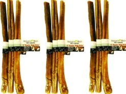 Nature's Own USA Odor-Free Bully Sticks and Natural Chews - Beef - 12 In - 25 Pack