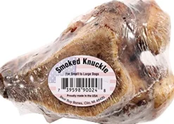Nature's Own USA Smoked Knuckle Bone Natural Dog Chews - Beef - 6 In - 15 Pack