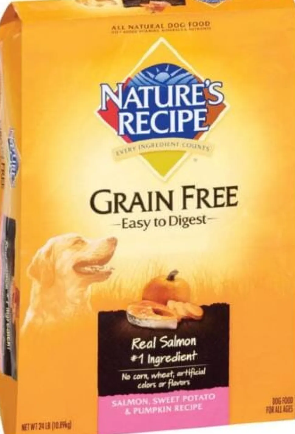 Nature's Recipe Grain-Free Salmon, Sweet Potato & Pumpkin Recipe Dry Dog Food