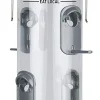 Nature's Way Farmhouse Deluxe Easy Clean Tubed Wild Bird Feeder - Silver - 2.8 Qt Cap