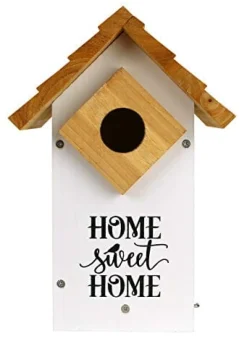 Nature's Way Farmhouse Home Sweet Home Bluebird House - White - 11 X 6.75 X 6 In