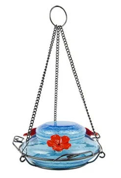 Nature's Way Garden Top Fill Hummingbird Feeder - Blue - 16 Oz Cap