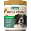 Naturvet Digestive Enzymes Plus Probiotics Soft Chew Dog Supplements - 120 ct Jar