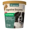 Naturvet Digestive Enzymes Plus Probiotics Soft Chew Dog Supplements - 70 ct Cup
