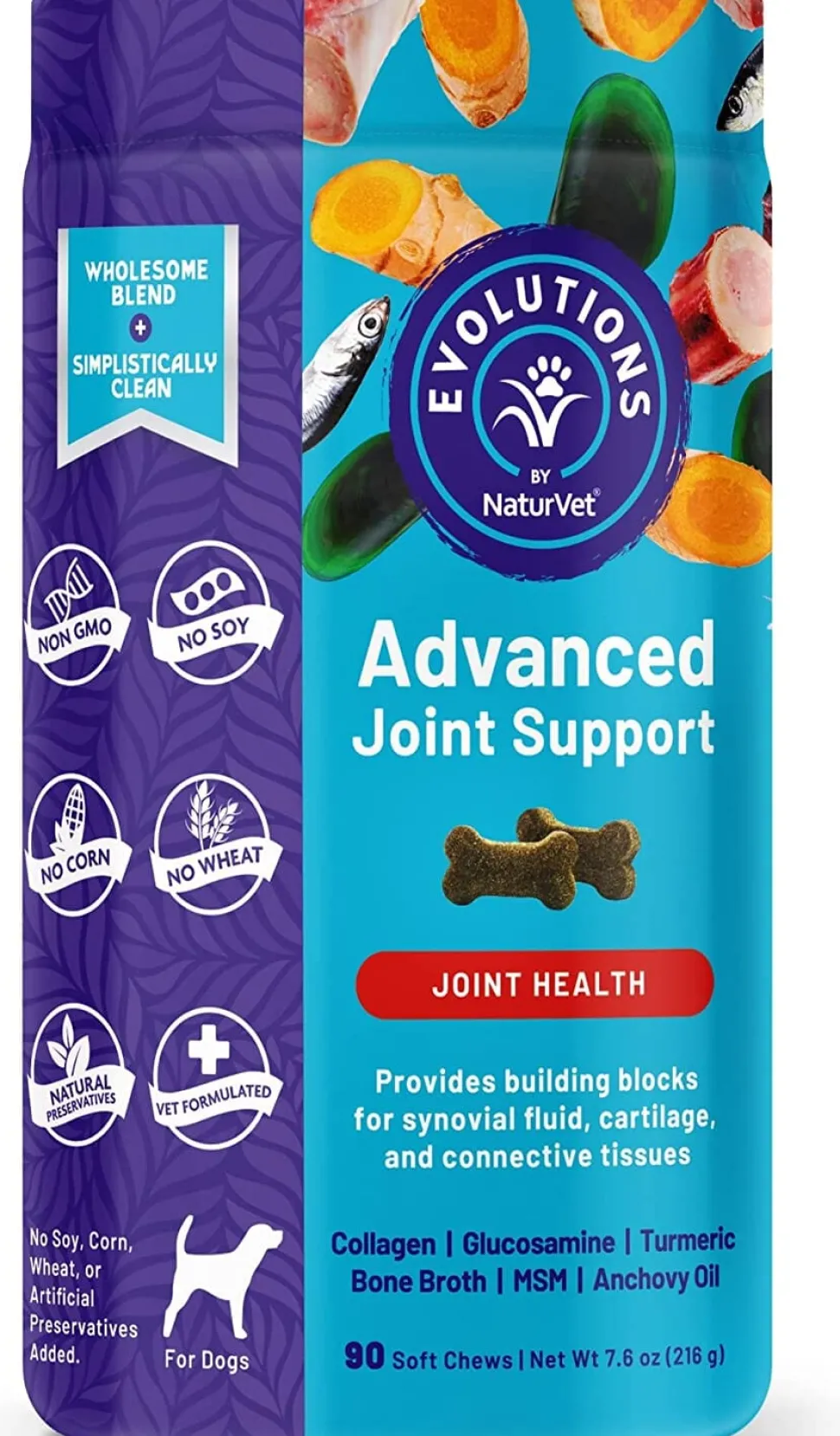 Naturvet Evolutions - Advanced Joint Soft Chews - 90 Count