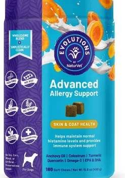 Naturvet Evolutions Advanced Allergy Support Soft Chews Dog Supplements - 180 Count