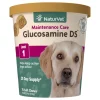 Naturvet Glucosamine DS Level 1 Soft Chews Small & Medium Breeds Hip and Joint Cat and Dog Supplements - 70 ct Cup