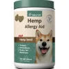 Naturvet Hemp Allergy Aid Plus Hemp Seed Soft Chew Cat and Dog Supplements - 120 ct Jar