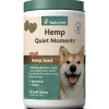 Naturvet Hemp Quiet Moments Plus Hemp Seed Soft Chew Cat and Dog Supplements - 60 ct Jar