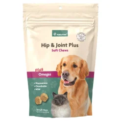 Naturvet Hip & Joint Plus Soft Chew Dog Supplements - 120 ct Bag