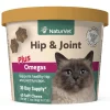Naturvet Hip & Joint Plus Omegas Soft Chew Cat Chewy Supplements - 60 ct Cup