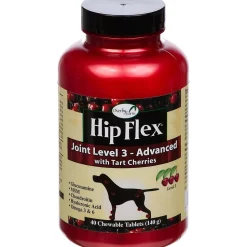 Naturvet Hip Flex Tablets Level 3 (Advanced) Dog Supplements - 40 ct Bottle