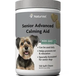 Naturvet Senior Calming Aid Soft Chew Dog Supplements - 120 ct