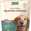 Naturvet Senior Hip & Joint Plus Soft Chews Dog Supplements - 120 ct Bag