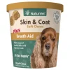 Naturvet Skin & Coat Plus Breath Aid Soft Chew Cat and Dog Supplements - 70 ct Cup