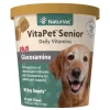Naturvet Vita Pet Senior Plus Glucosamine Soft Chew Dog Supplements - 60 ct Cup