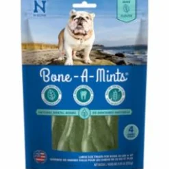 N-Bone Bone-A-Mints Dog Dental Chews - Large - 4 Pack - 8.92 Oz