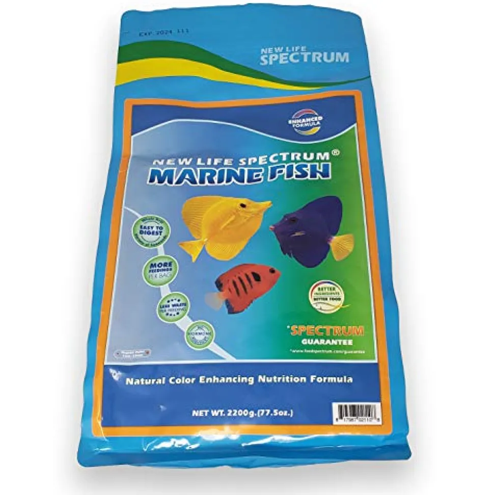New Life Spectrum Naturox Marine Fish - 1 - 1.5 mm Sinking Pellets - 2.2 kg