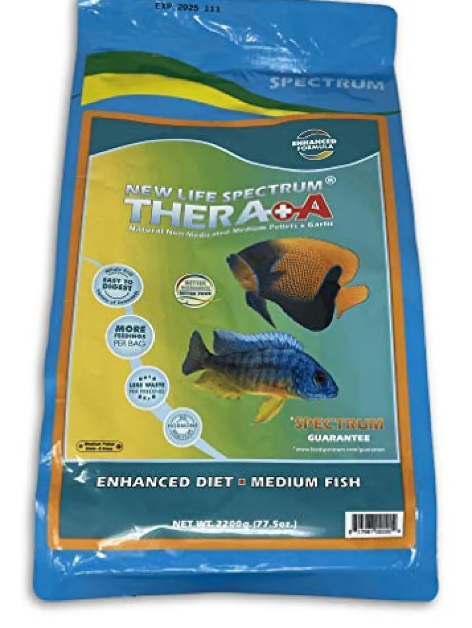 New Life Spectrum Naturox Thera+A - 2 - 2.5 mm Sinking Pellets - 2.2 kg