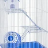 Nibbles A&E 3 Story Hamster/Gerbil Cage with House And Wheel - 14 X 11 X 22 In - 4 Pack