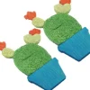 Nibbles Loofah Potted Cactus Small Animal Chew Toys - Small - 2 Pack