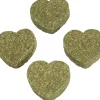 Nibbles Timothy Hay Heart Chews Bites Small Animal Chewy Treats - 4 Pack