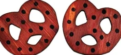 Nibbles Wooden Pretzels Small Animal Chewy Toy - 2 Pack