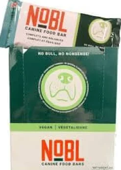 NOBL Adult Canine Vegan Food Bars Soft and Chewy Dog Treats - 3 Oz - Case of 12