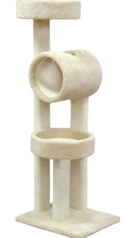 North American Pet Playground with Tunnel and Two Nests - Assorted - 61 in