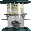 North States 2-In-1 Hinged Port Plastic Hopper Wild Bird Feeder - Green - 1.5 Lbs Cap