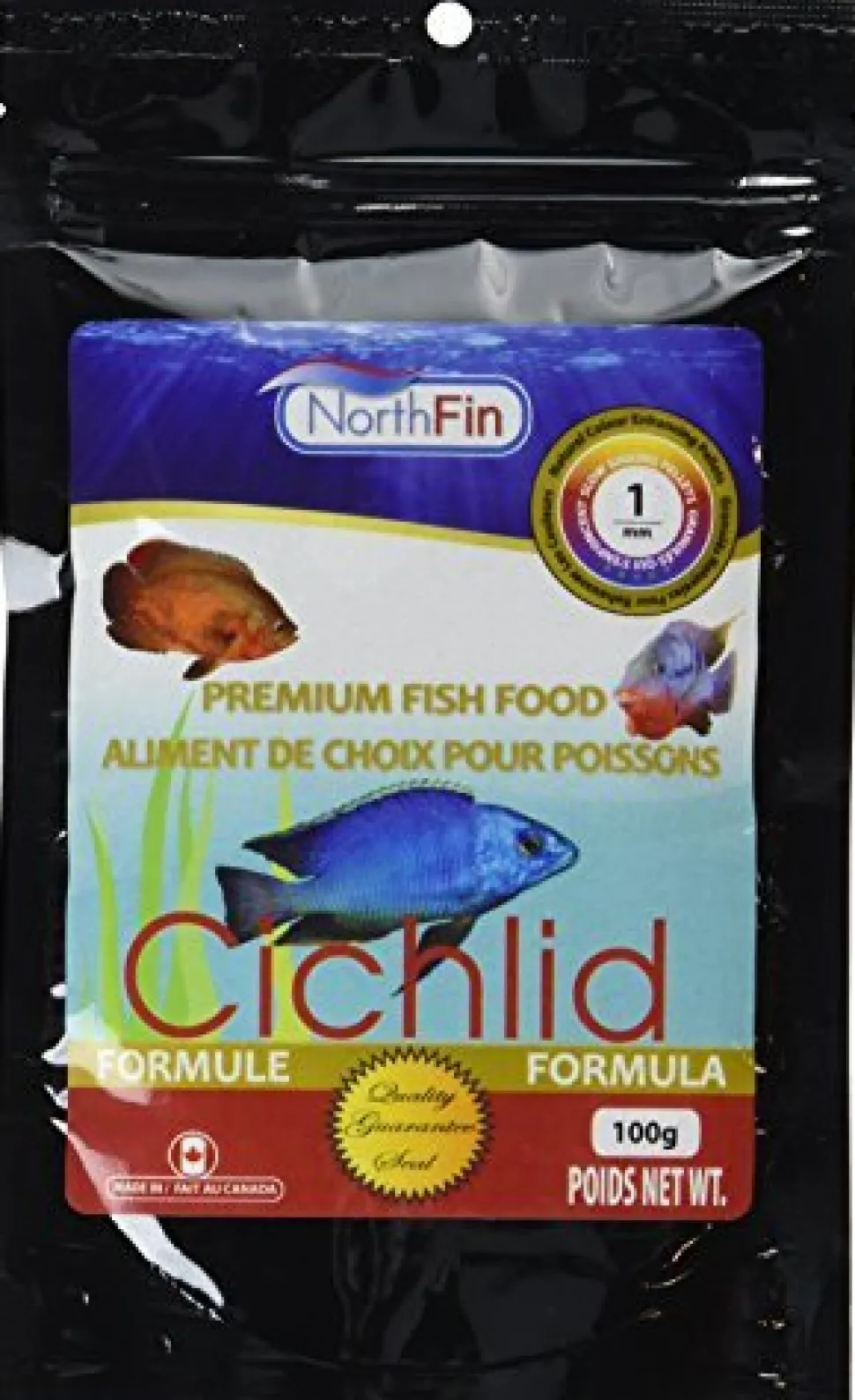 NorthFin Cichlid Formula - 1 mm Sinking Pellets - 100 g