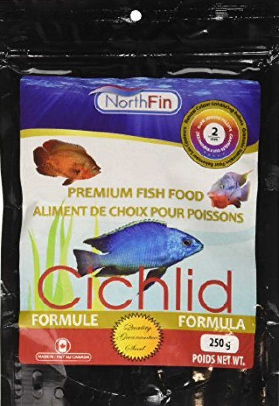 NorthFin Cichlid Formula - 2 mm Sinking Pellets - 250 g