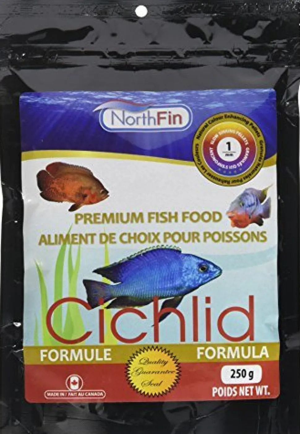 NorthFin Cichlid Formula - 1 mm Sinking Pellets - 250 g