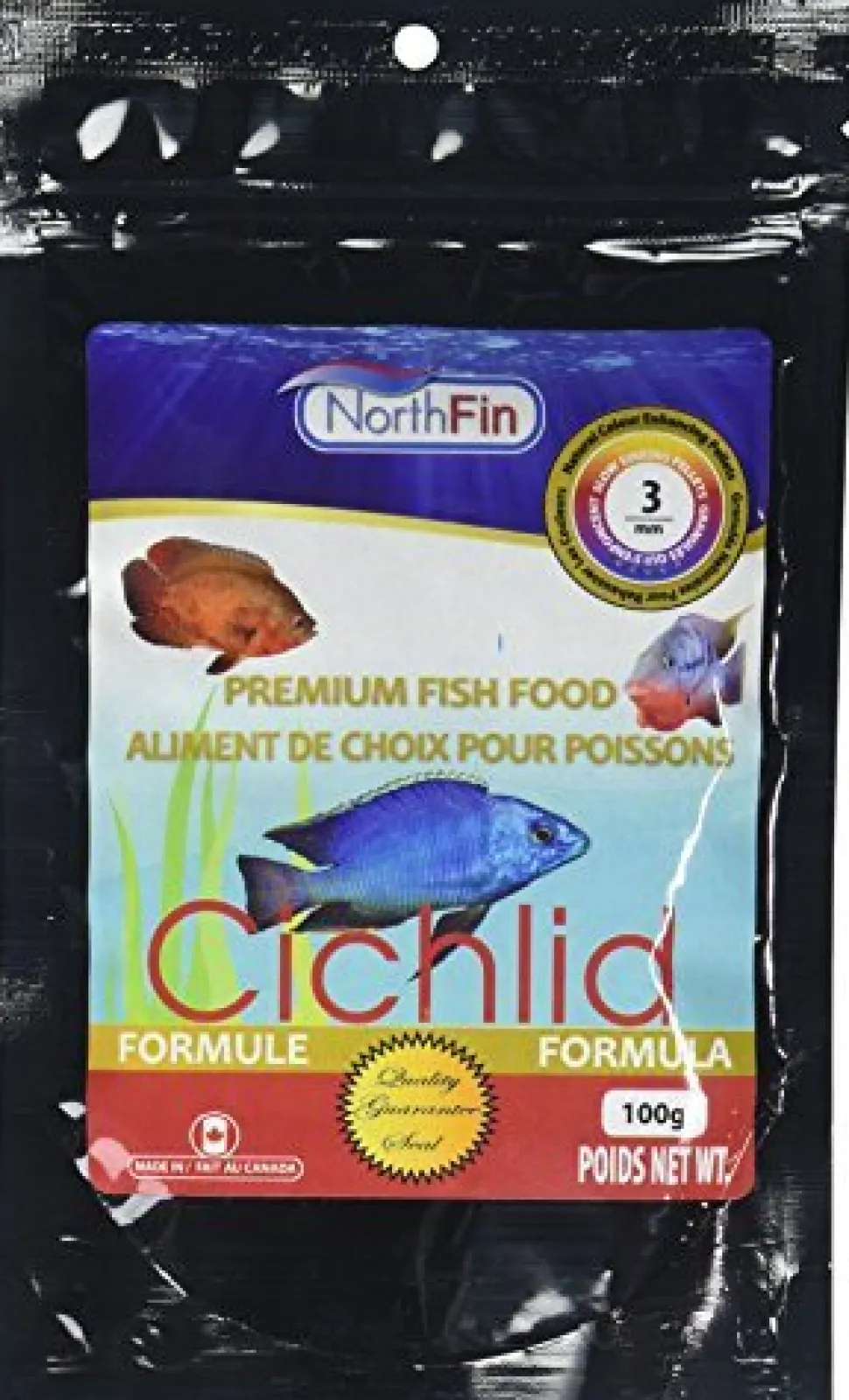 NorthFin Cichlid Formula - 3 mm Sinking Pellets - 100 g