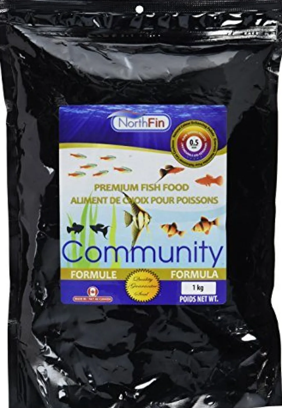 NorthFin Community Formula - 0.5 mm Sinking Pellets - 1 kg