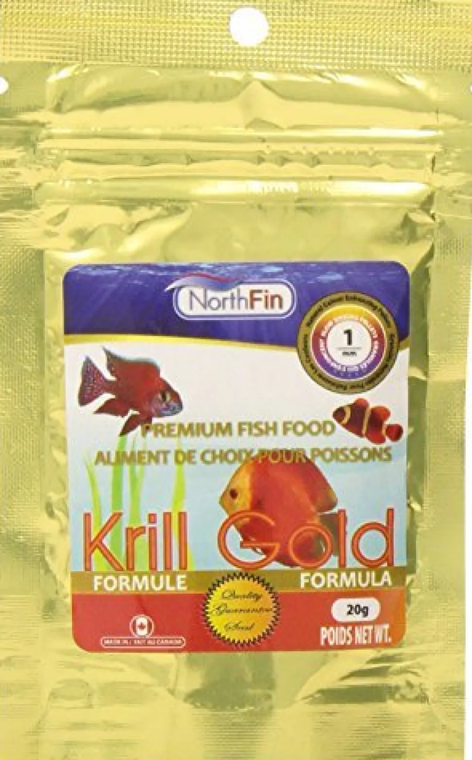 NorthFin Krill Pro - 1 mm Sinking Pellets - 20 g